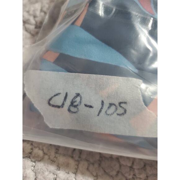 Speedo Swim Shorts Trunks Mens Sz M Blue Pockets Drawstring Beach Floral C18 - Picture 9 of 9